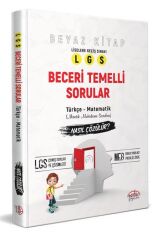 Editör LGS Türkçe Matematik Beceri Temelli Sorular Beyaz Kitap (Yeni)