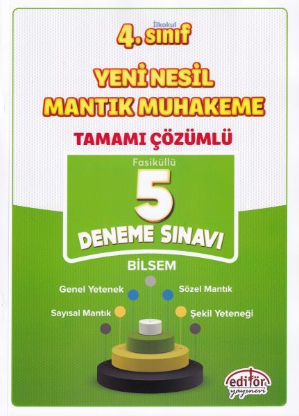 Editör 4. Sınıf Tamamı Çözümlü 5 Deneme