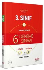 Editör 3. Sınıf Tamamı Çözümlü 6 Deneme Sınavı Fasiküllü
