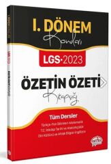 Editör 2023 LGS I. Dönem Konuları Özetin Özeti Kitapçığı