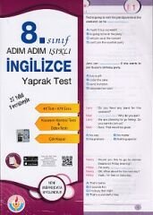 Adım Adım Işıklı 8. Sınıf İngilizce Yaprak Test