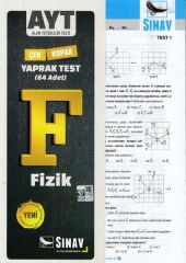 Sınav AYT Fizik Yaprak Test (Yeni)