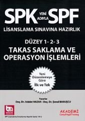 SPK-SPF Takas Saklama ve Operasyon İşlemleri
