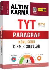 Altın Karma TYT Paragraf Konu Konu Çıkmış Sorular (Yeni)