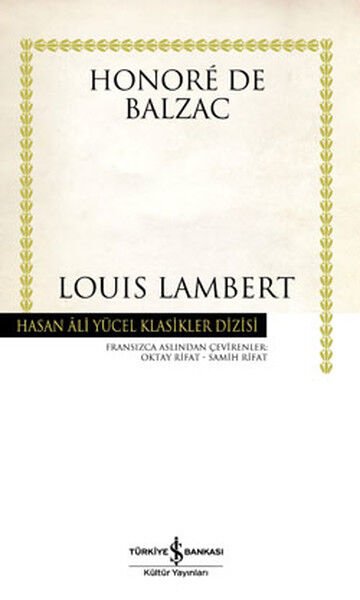 Louis Lambert - Hasan Ali Yücel Klasikleri (Ciltli)