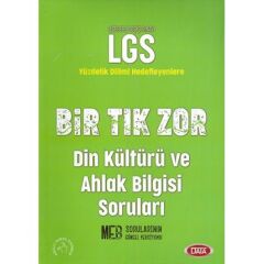 Data 8. Sınıf LGS Bir Tık Zor Din Kültürü ve Ahlak Bilgisi Soruları