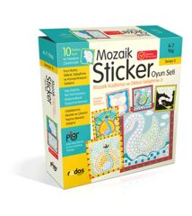 Mozaik Sticker (Çıkartma) Oyun Seti -Seviye 3