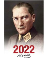 2022 Atatürk Ajandası Mareşal - Beyaz